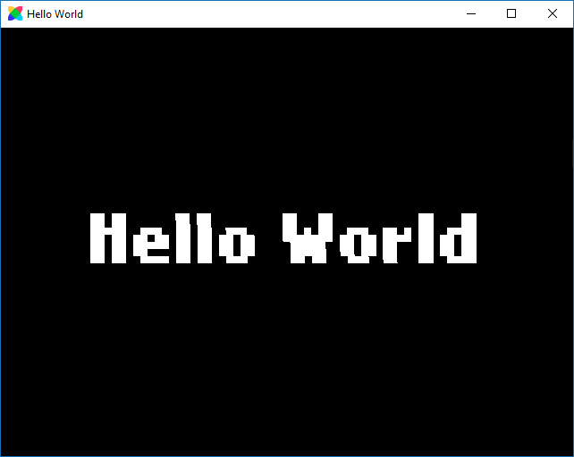 Hello World | HaxeFlixel 2D Game Engine